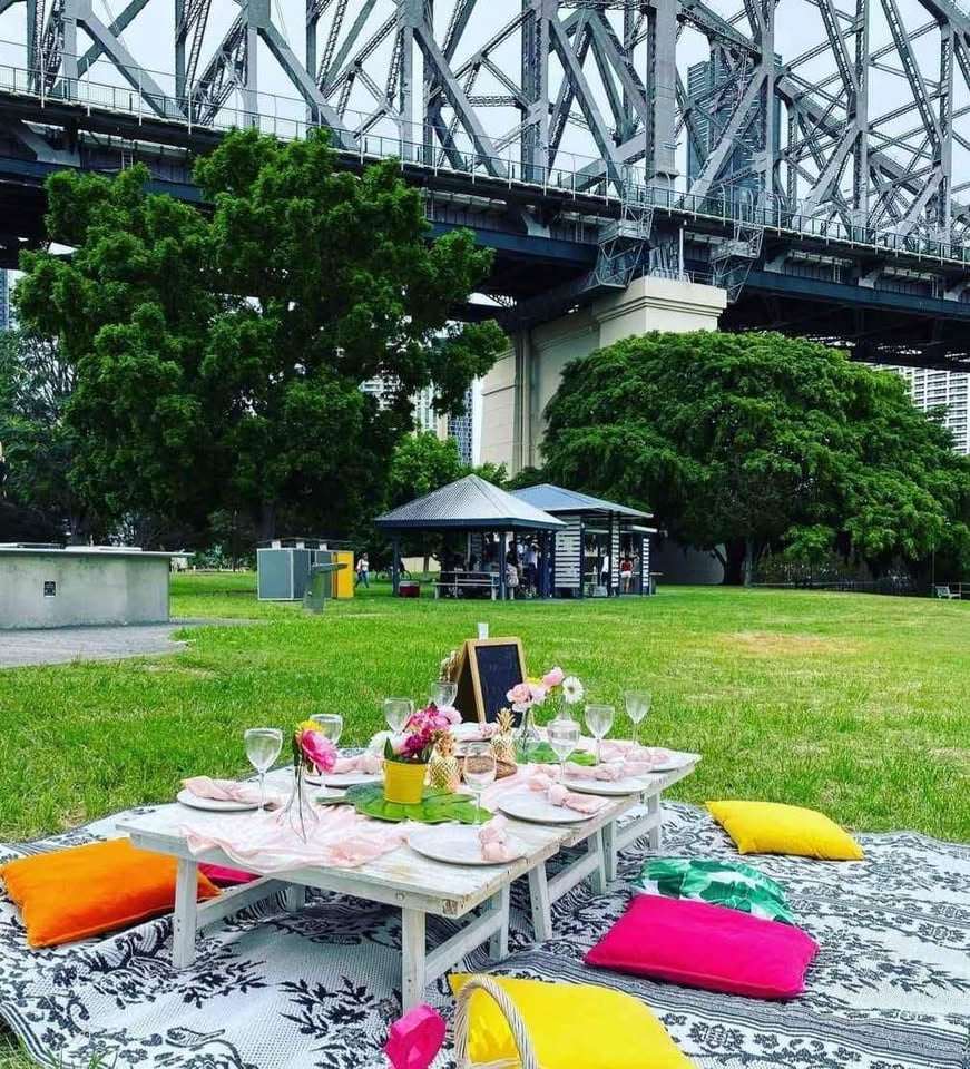 Picnic Tables set up for hire photo 6