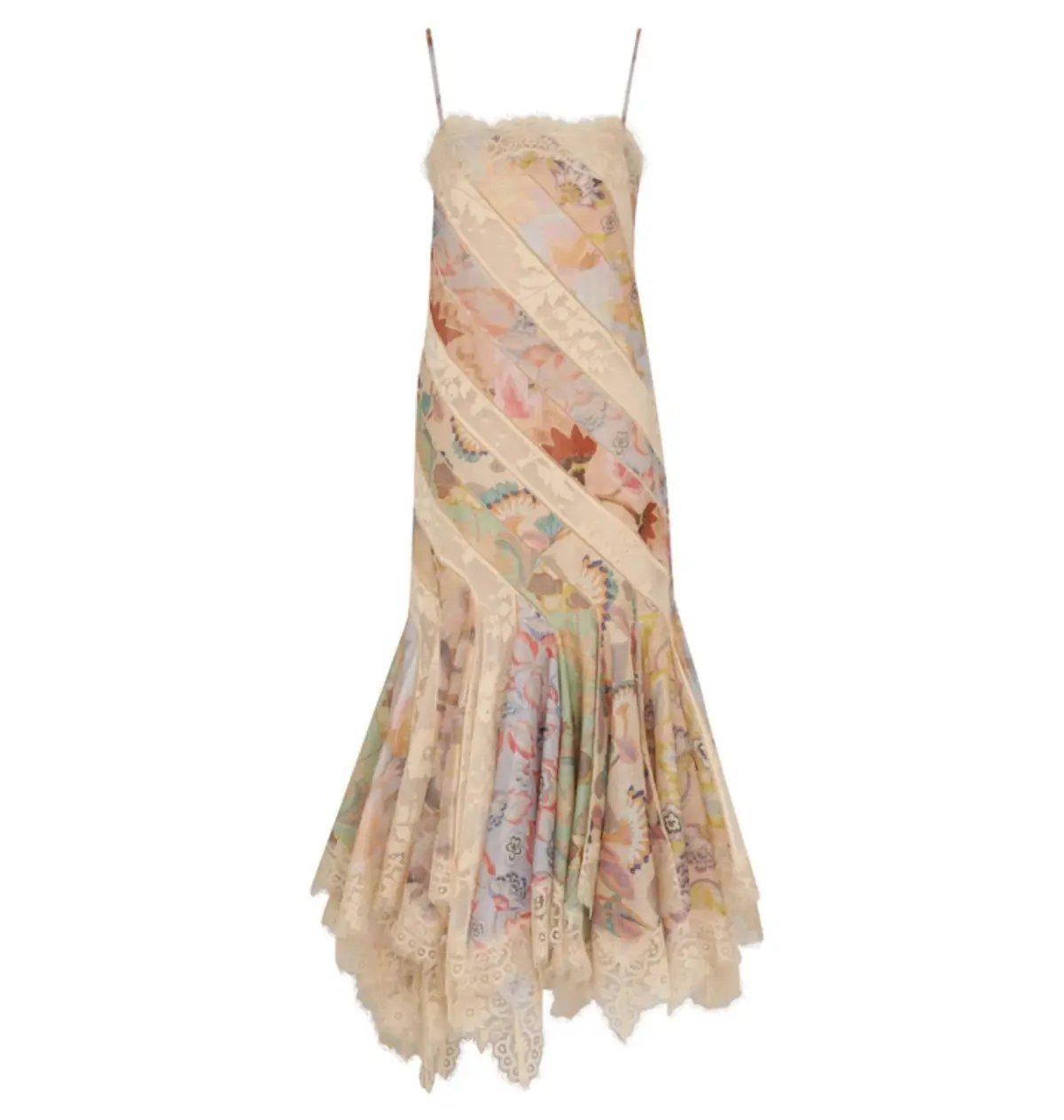 Zimmermann Eden Spliced Slip Dress in Spliced Eden Size 0 / AU 8 photo 4