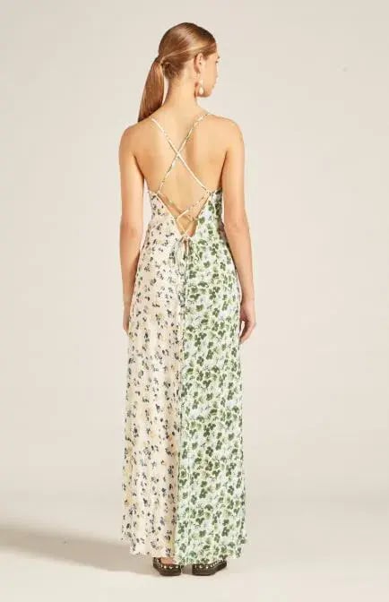Lee Mathews Eloise Silk Slip Dress Floral Size photo 2