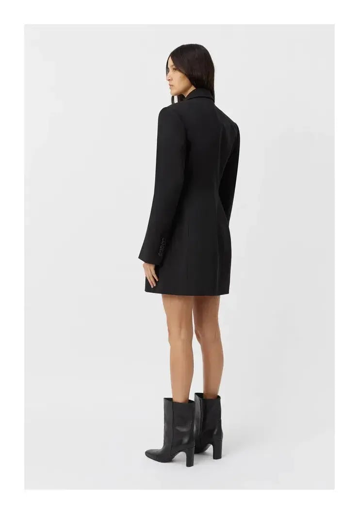 Camilla and Marc Mikhail Tailored Blazer Dress Black Size 12 photo 2