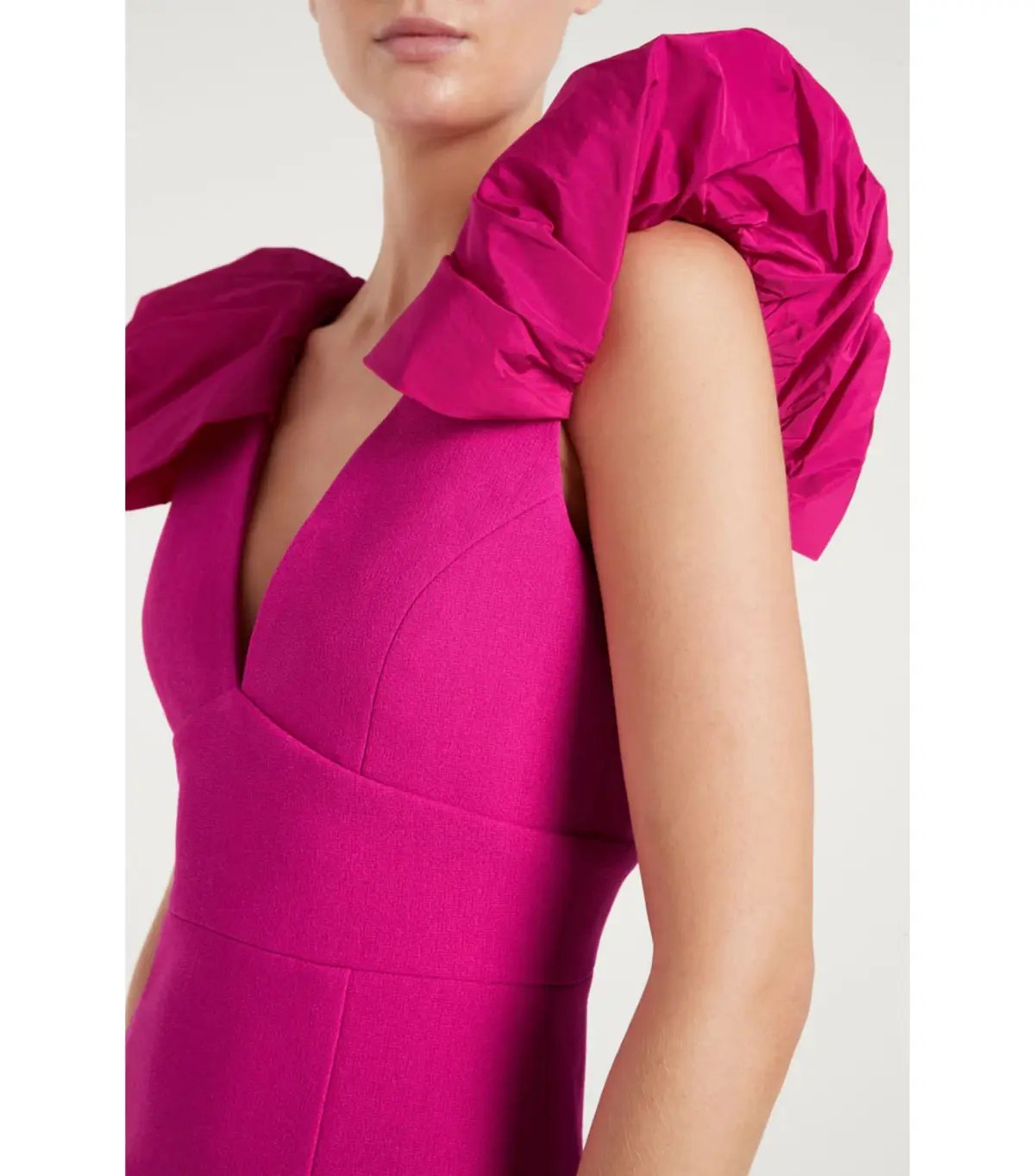 Rebecca Vallance Cupid's Bow Midi Dress Pink Size AU 10 photo 3