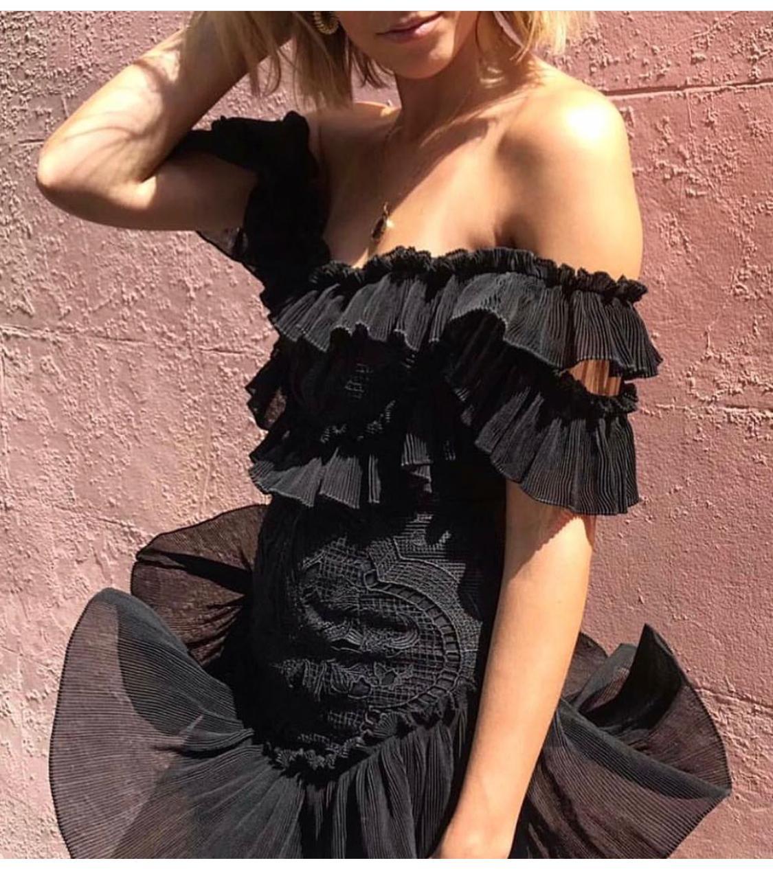 Alice McCall Lovebirds Mini Dress Black Size 6 photo 4