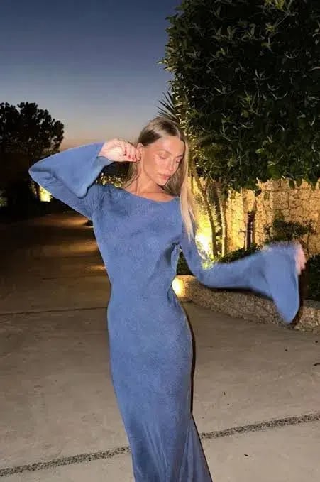 Realisation Par Gai Maxi Dress in Denim Size AU 8 photo 5