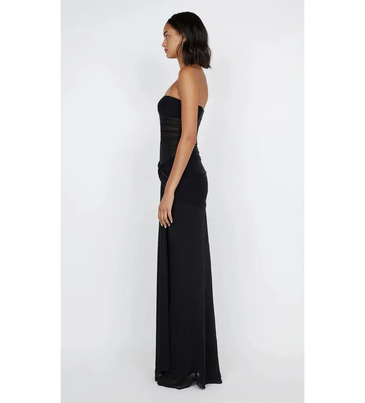 Bec & Bridge Noemi Strapless Gown Black Size AU 8 photo 3