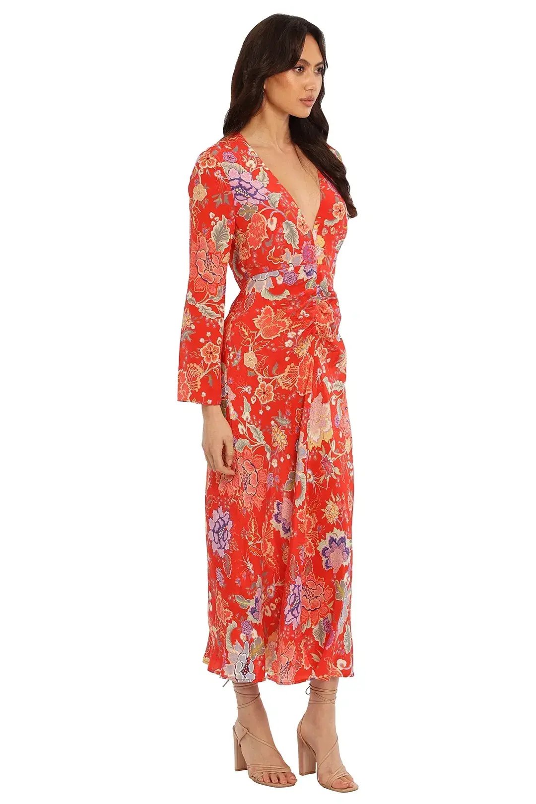 Rixo London Mel Maxi Dress Floral Size 10 photo 2