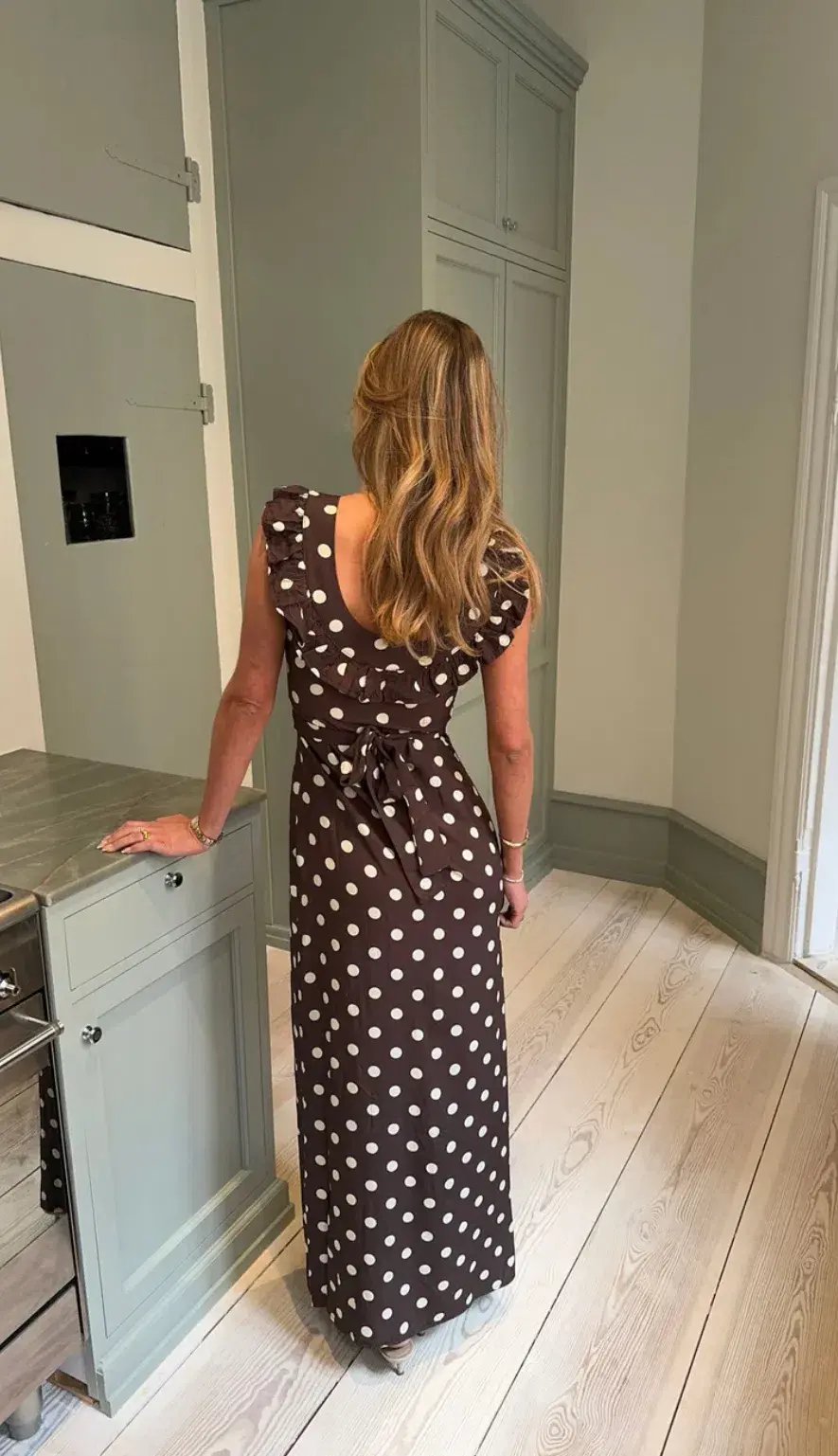 The Designer Club Design by Si Luna Dress Brown Print Size XS AU 6 photo 2