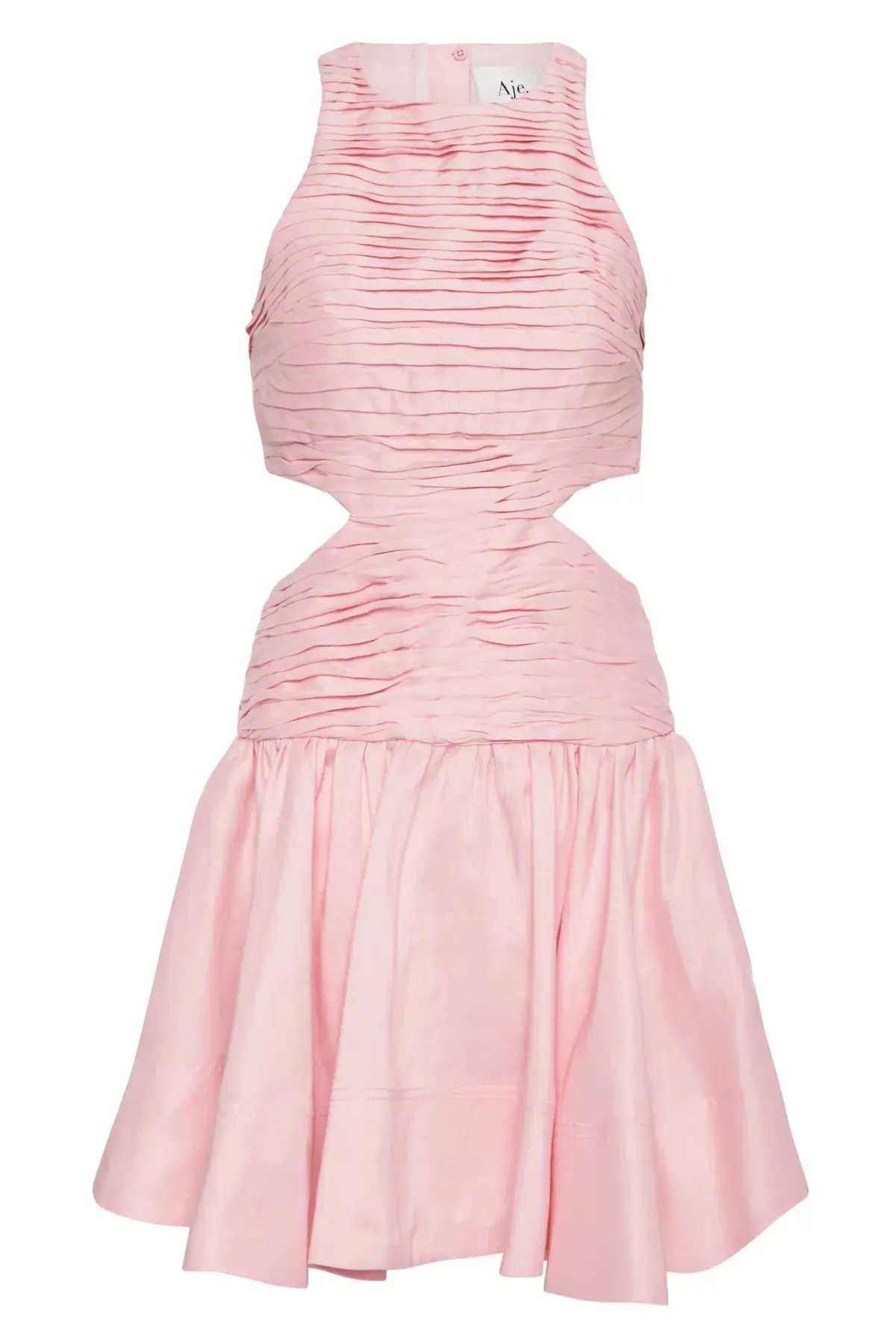 Aje Introspect Cut Out Mini Dress Pink Size 8 photo 3