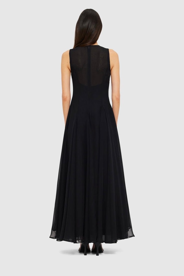 LEO LIN LINNEA EMBELLISHED MAXI DRESS - EBONY photo 3