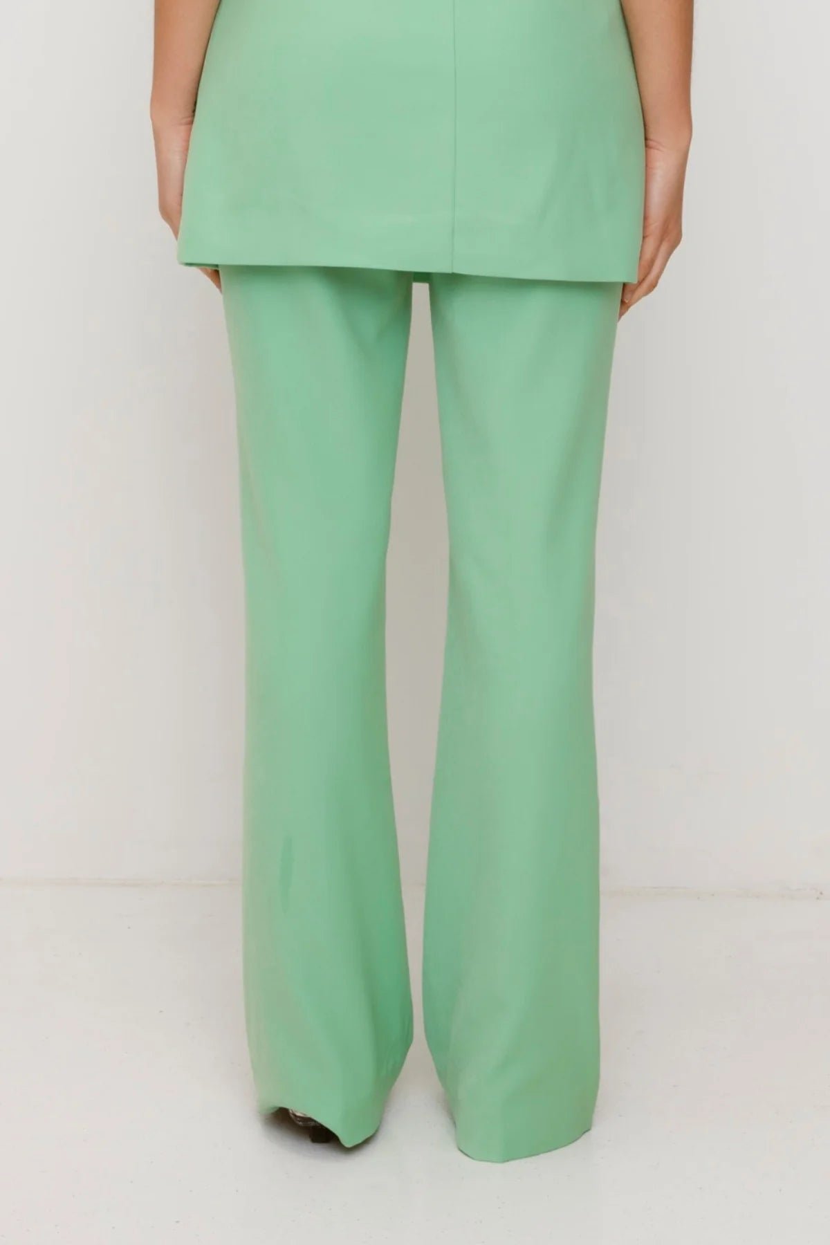 THE WOLF GANG IRIDA BOOTCUT PANTS - SAGE photo 3