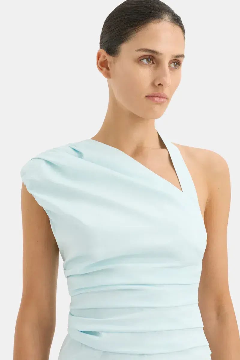 Sir the Label Azul Mini Dress Ice Blue Size 6 photo 3