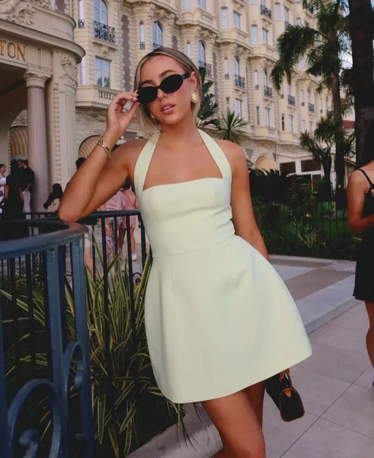 Odd Muse The Ultimate Muse Structured Mini Dress Lime Cream Size S / AU 8 photo 6