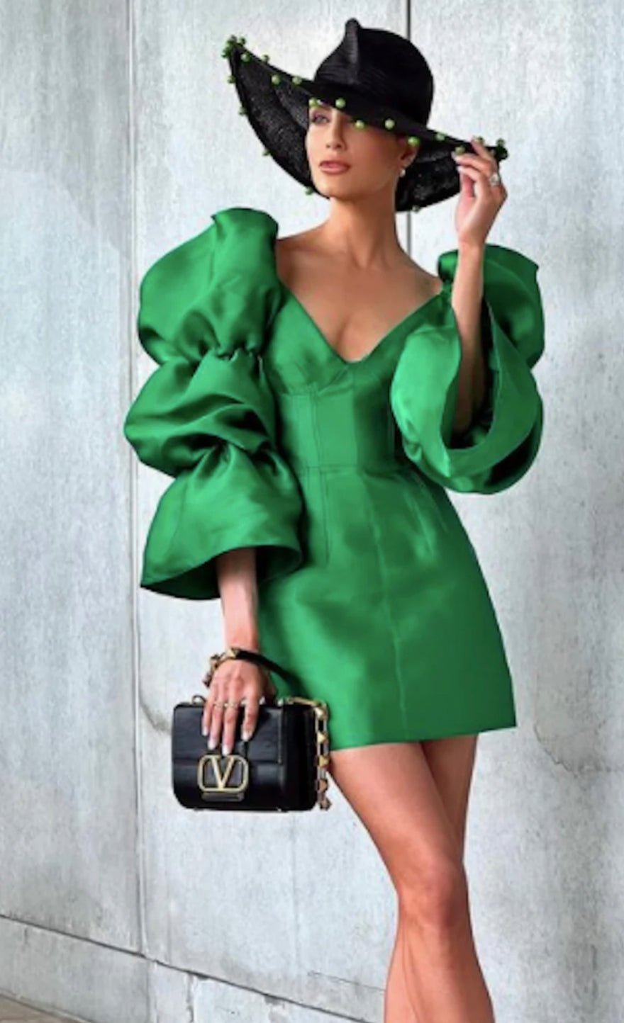 Khirzad Femme Solaro Dress Green photo 2