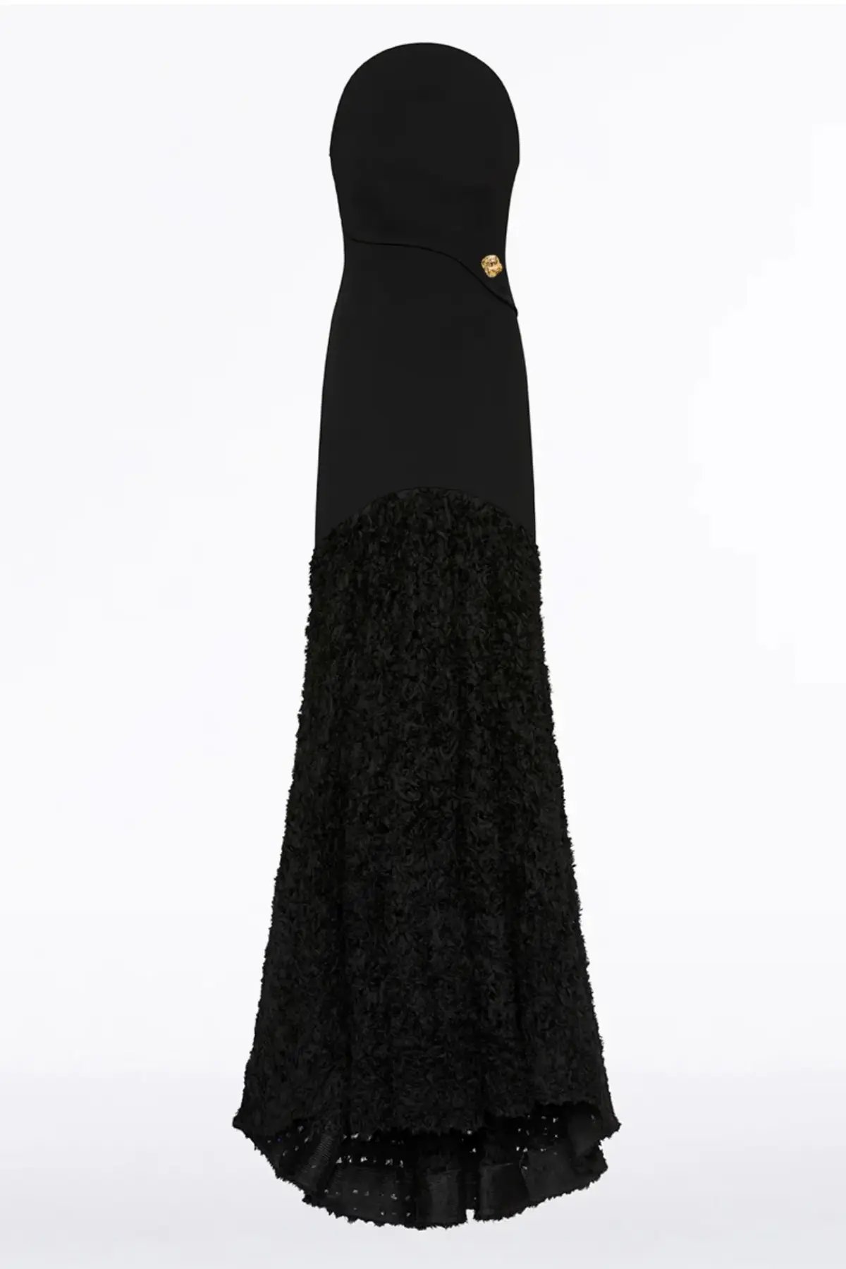 Carla Zampatti Nastro Strapless Gown Black Size 6 photo 5