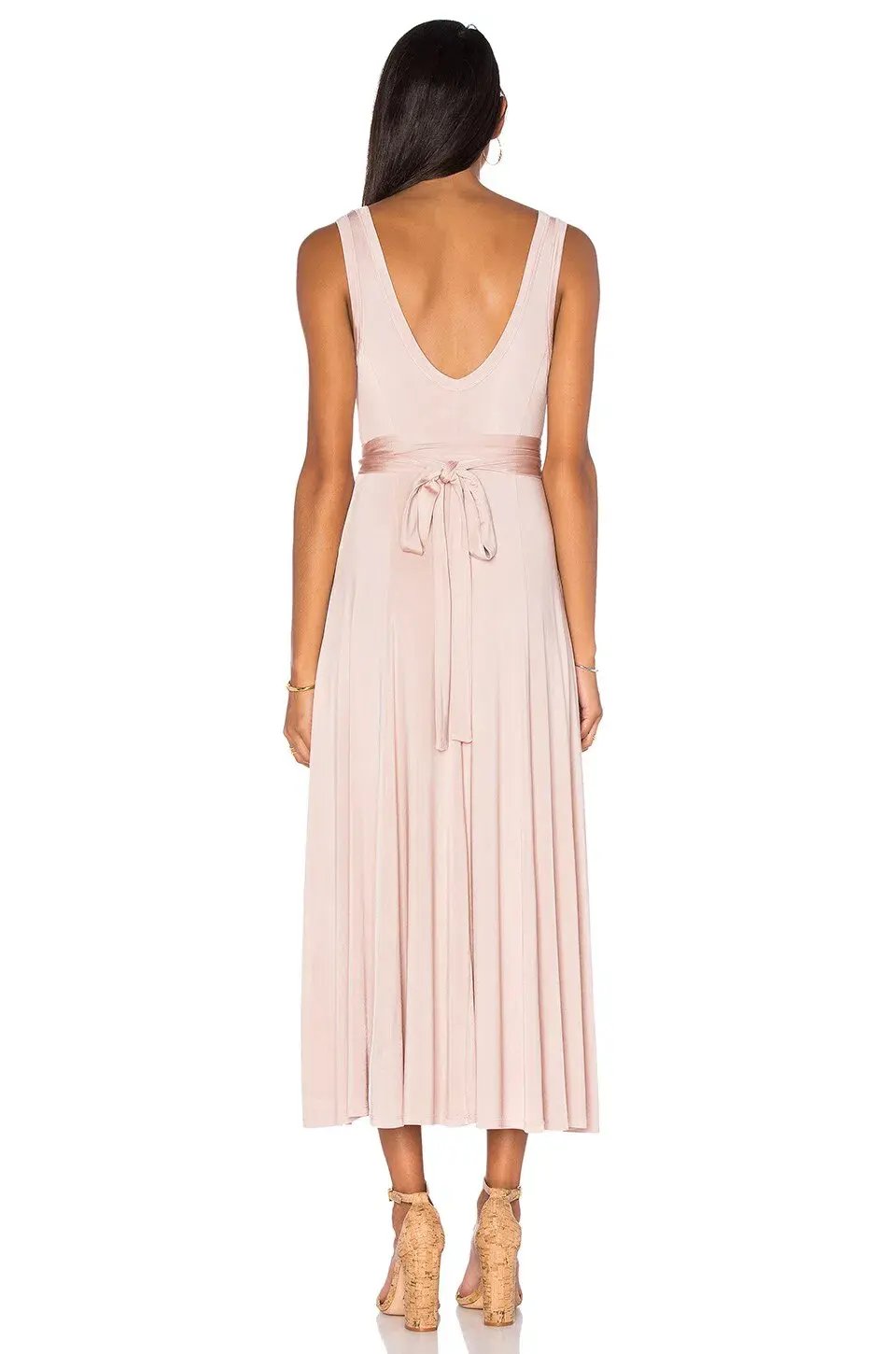 Zimmermann Chroma Slinky Dress Soft Nude Pink Size 0 / AU 8 photo 3