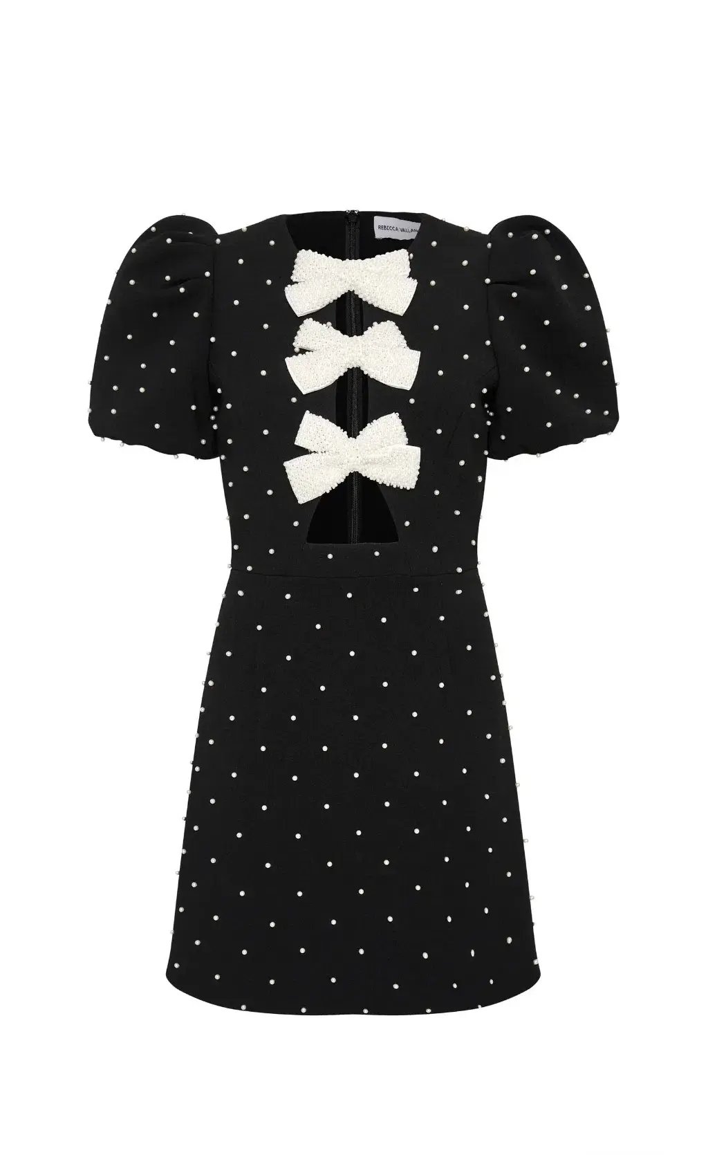 Rebecca Vallance Veronica Mini Dress Black Size AU 14 photo 5