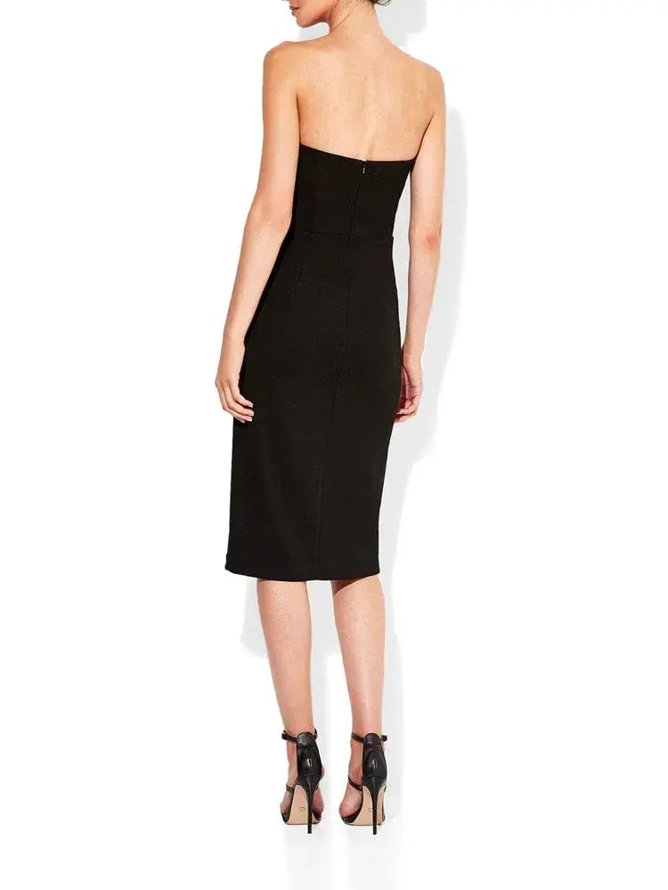 Montique Olivia Strapless Cocktail Dress Black Size 10 photo 3