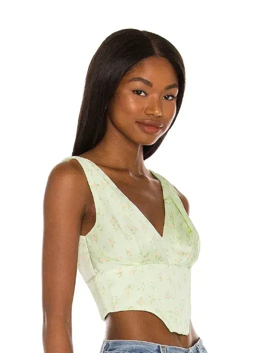 Camilla Coelho Trudy Bustier in Sage Delilah Size S photo 2