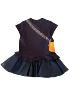 Fendi Handbag Dress In Black/Yellow photo 4