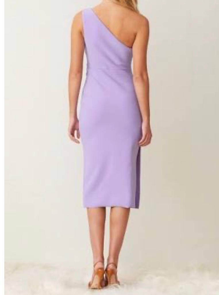 Bec & Bridge Gemma Asym Midi Dress Purple Size 8 photo 3