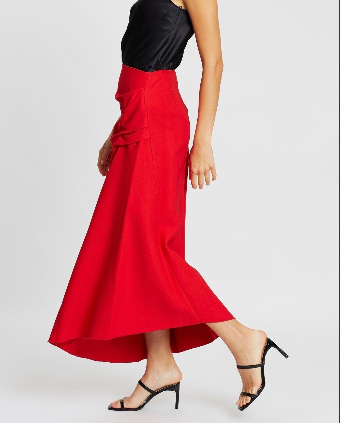 Acler Thistle Skirt Red size 10 photo 4