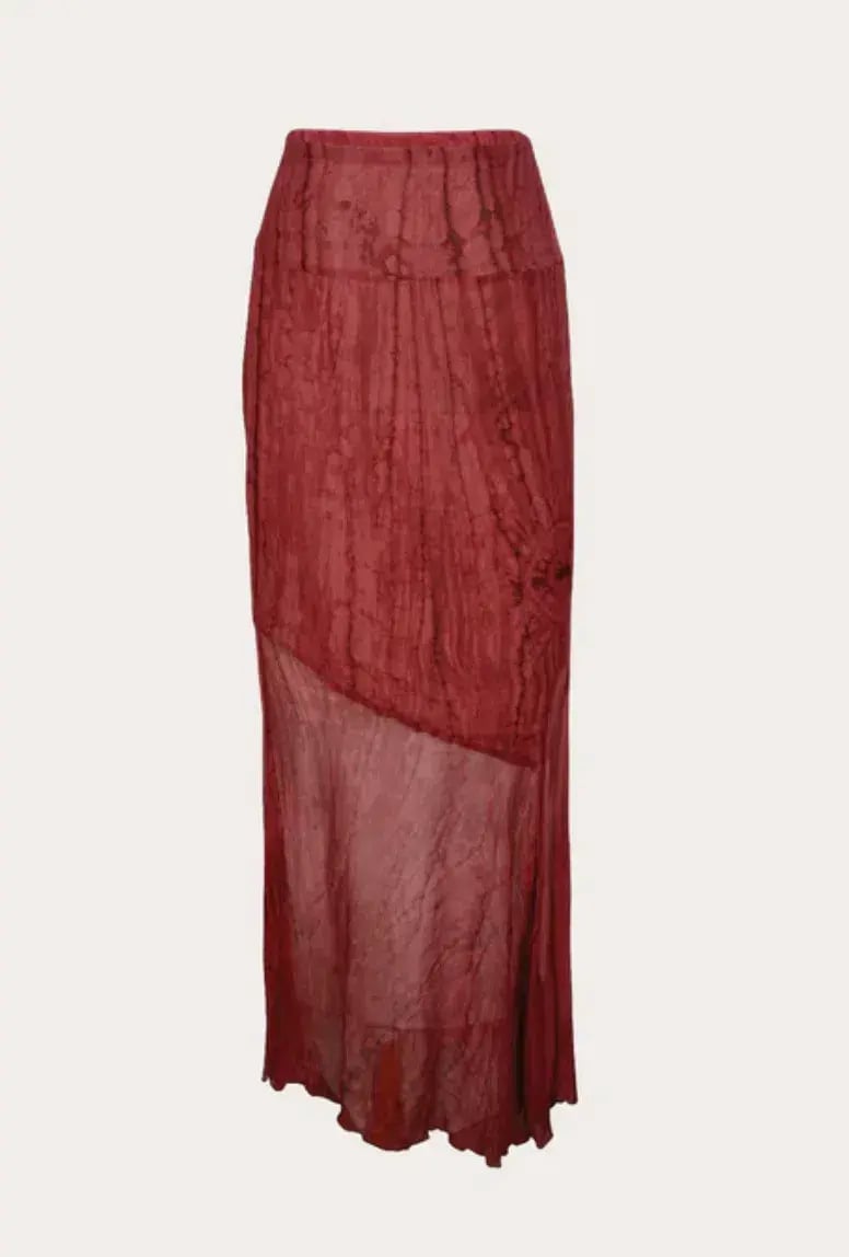 Ranaco Atelier Mini Top and Sirene Skirt Set Hibiscus Red Size S / AU 8 photo 5