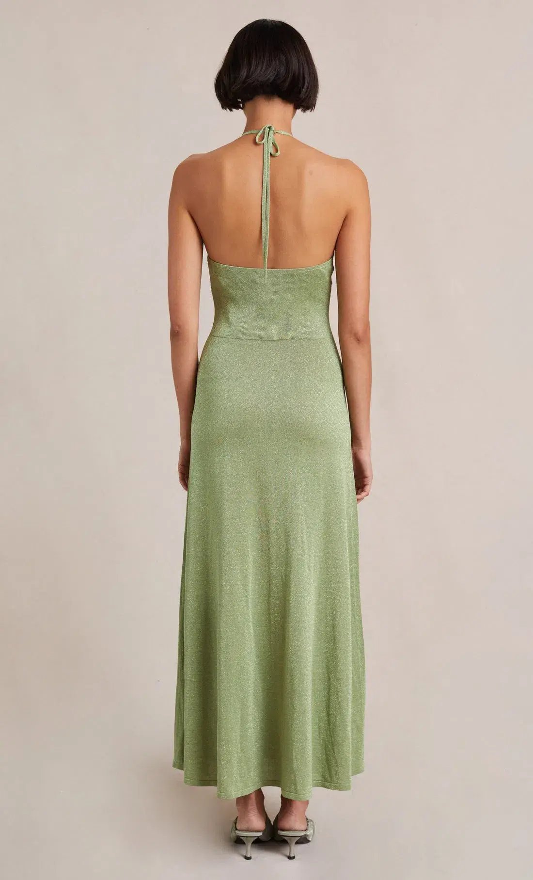 Bec & Bridge Indya Knit Maxi Dress Green Size 6 photo 3