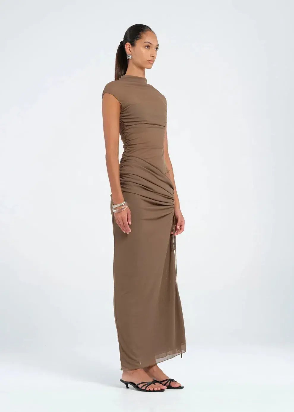 Benni Milo Mesh Maxi in Mushroom Size S/AU 8 photo 2