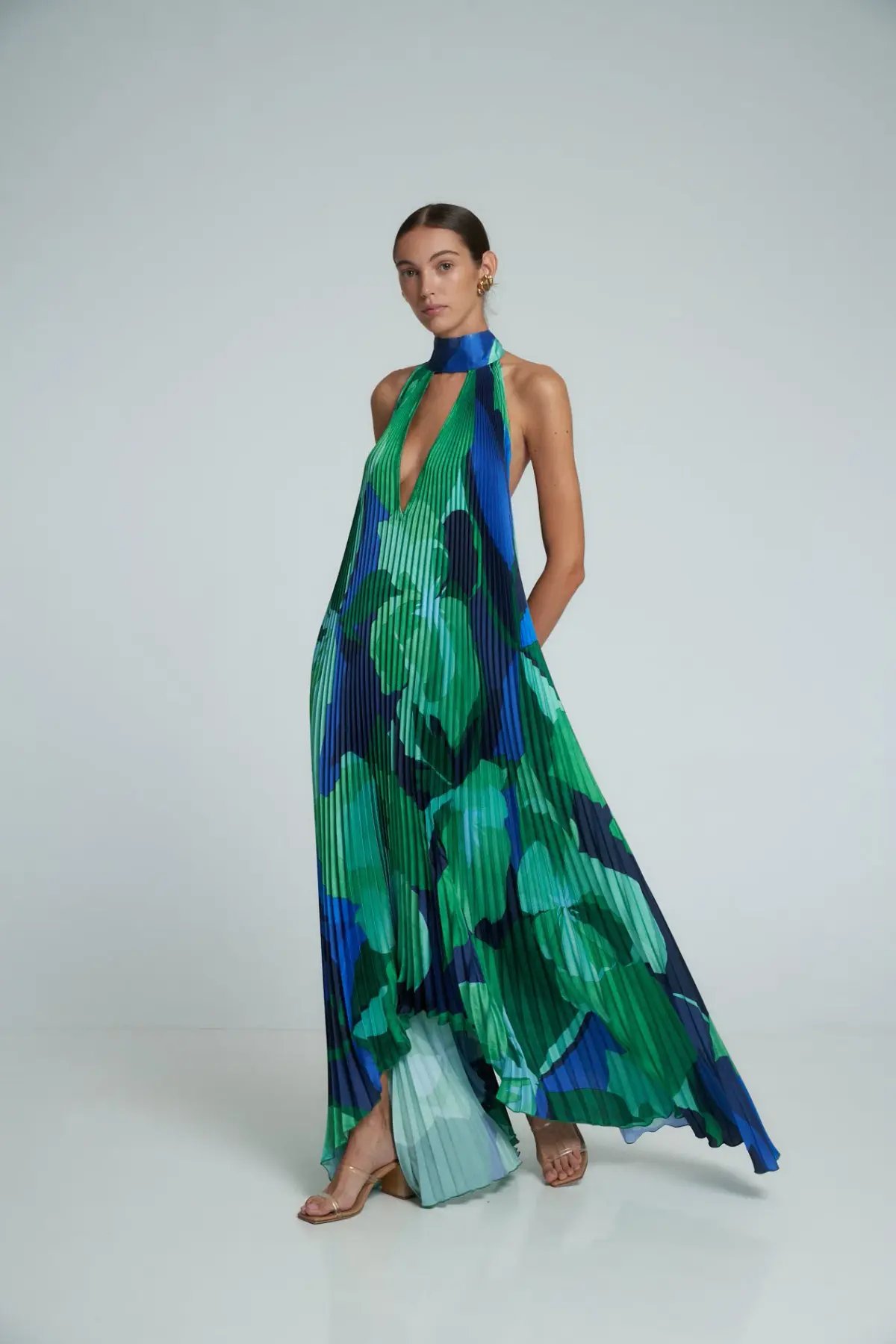 L’idee Opera Gown Capri Green Size AU 12 photo 2