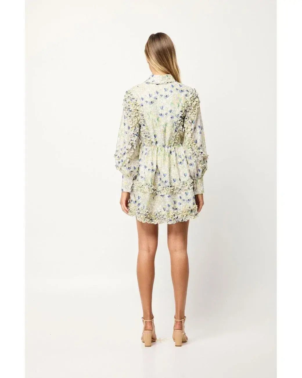 ElliattKendari Mini Dress Green Size 8 photo 2