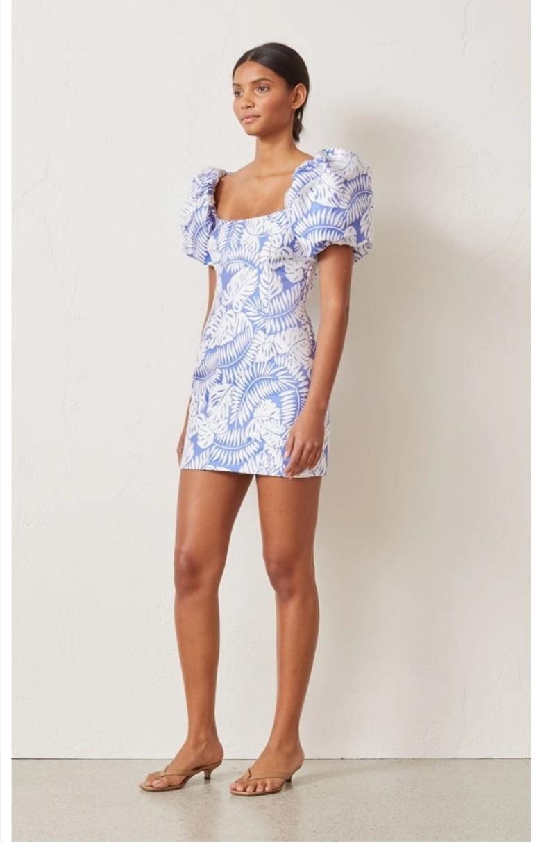 Bec & Bridge Banana Leaf Dress Print Size 8 photo 2