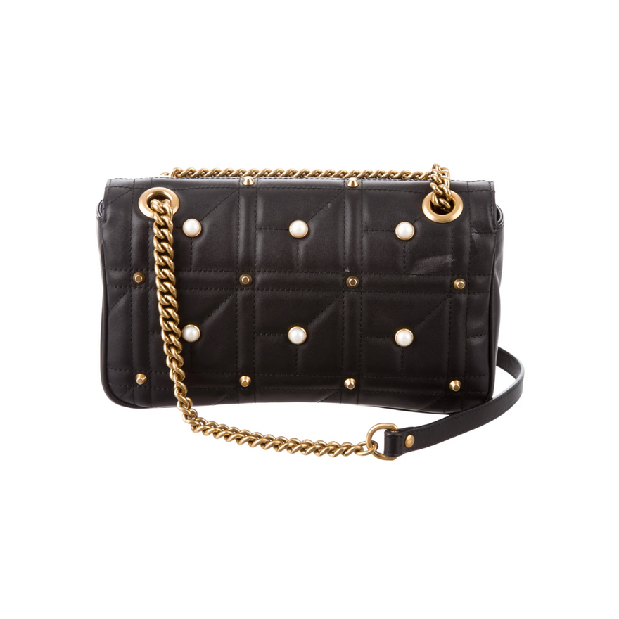 Gucci Gg Marmont Pearl Shoulder Bag photo 2