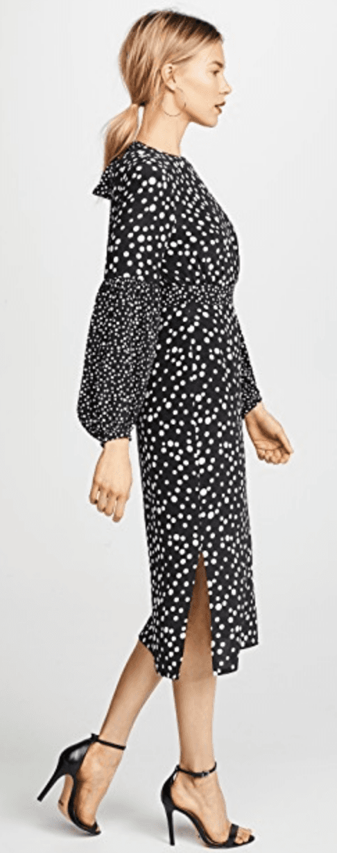 Rixo of London Black and White Spot Dress photo 3