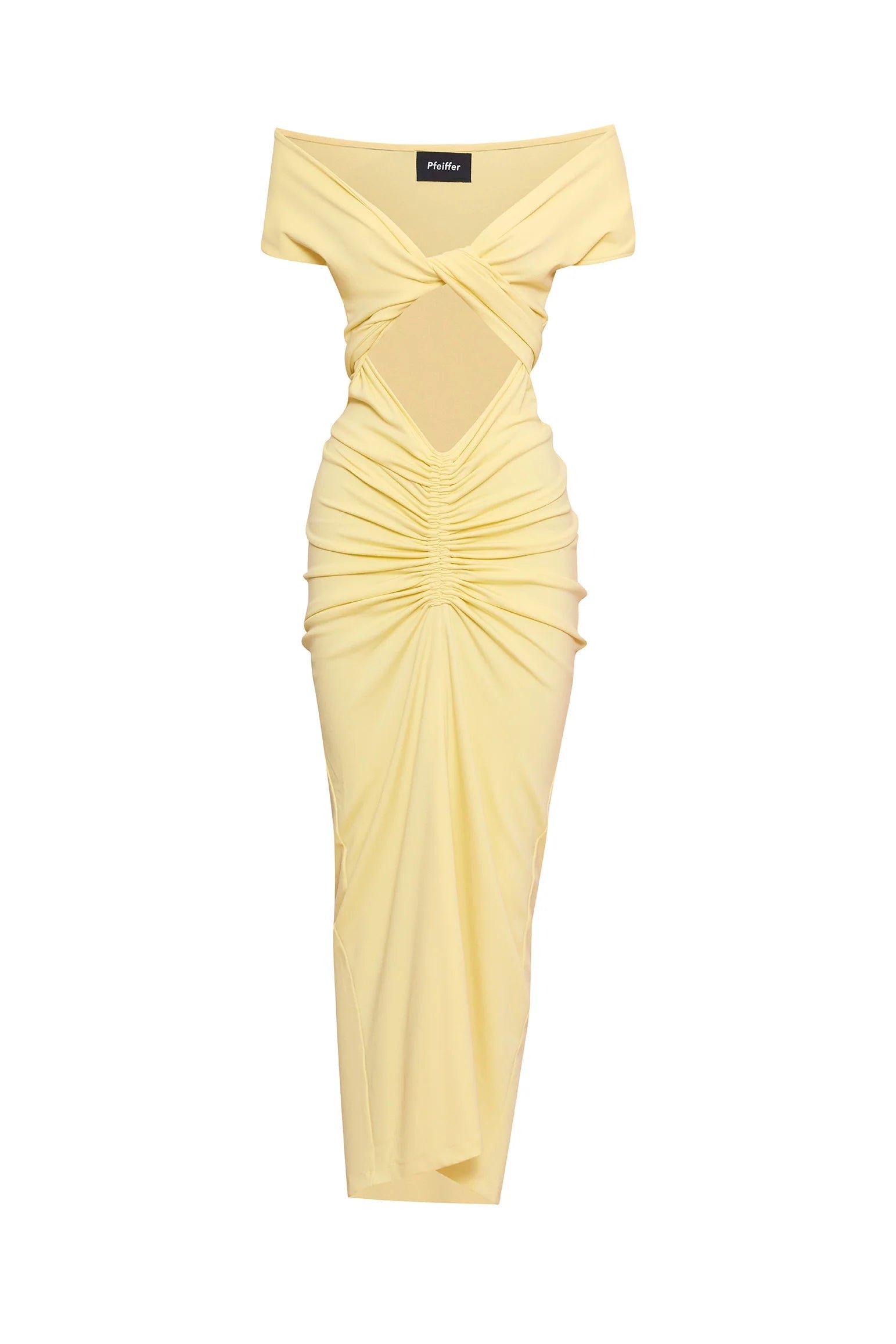 PFEIFFER RAMOS DRESS - LEMON photo 5