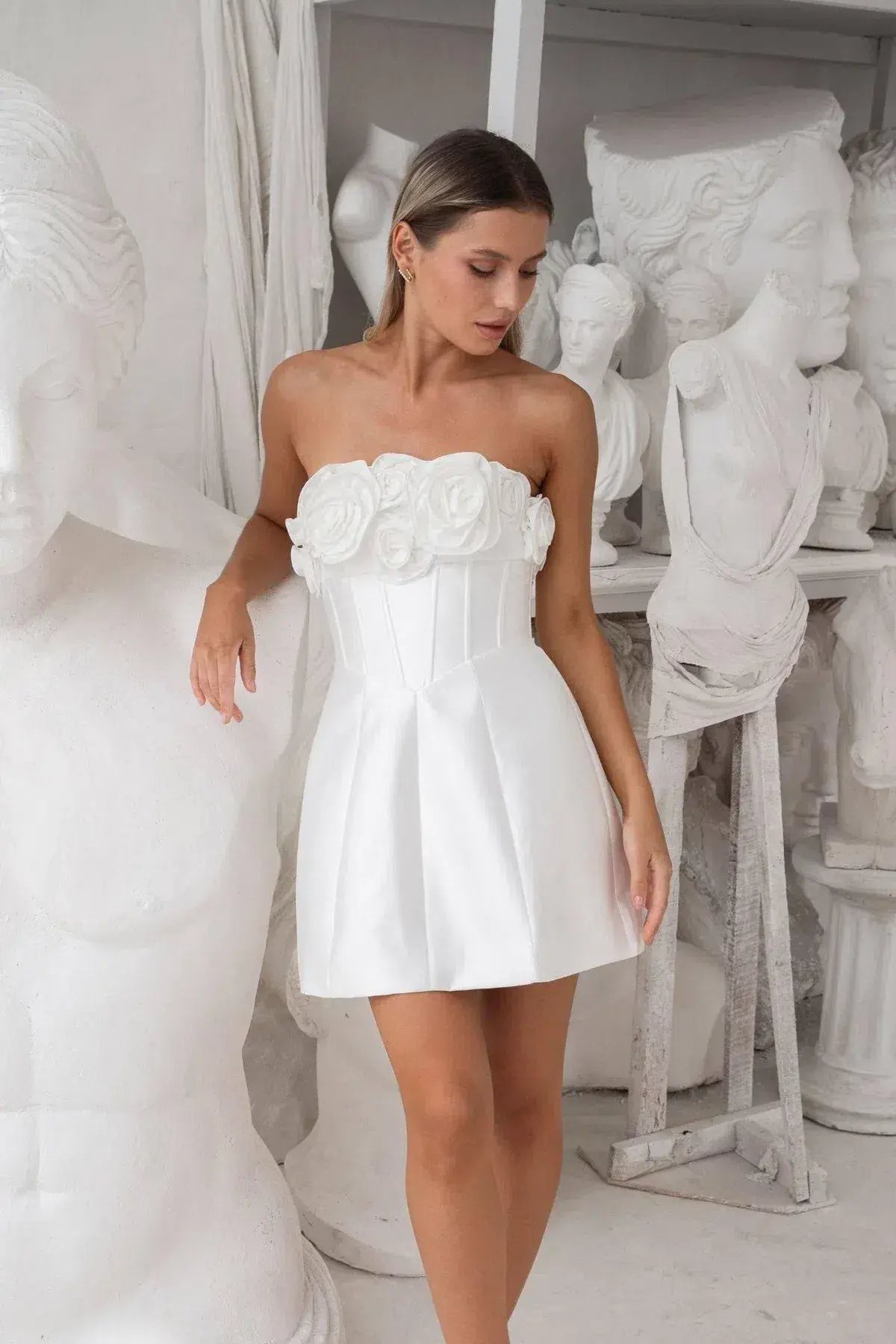 ELIYA THE LABEL Tehanni Dress White XS photo 2