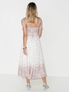 Zimmermann Carnaby Floral Linen Midi Dress photo 2