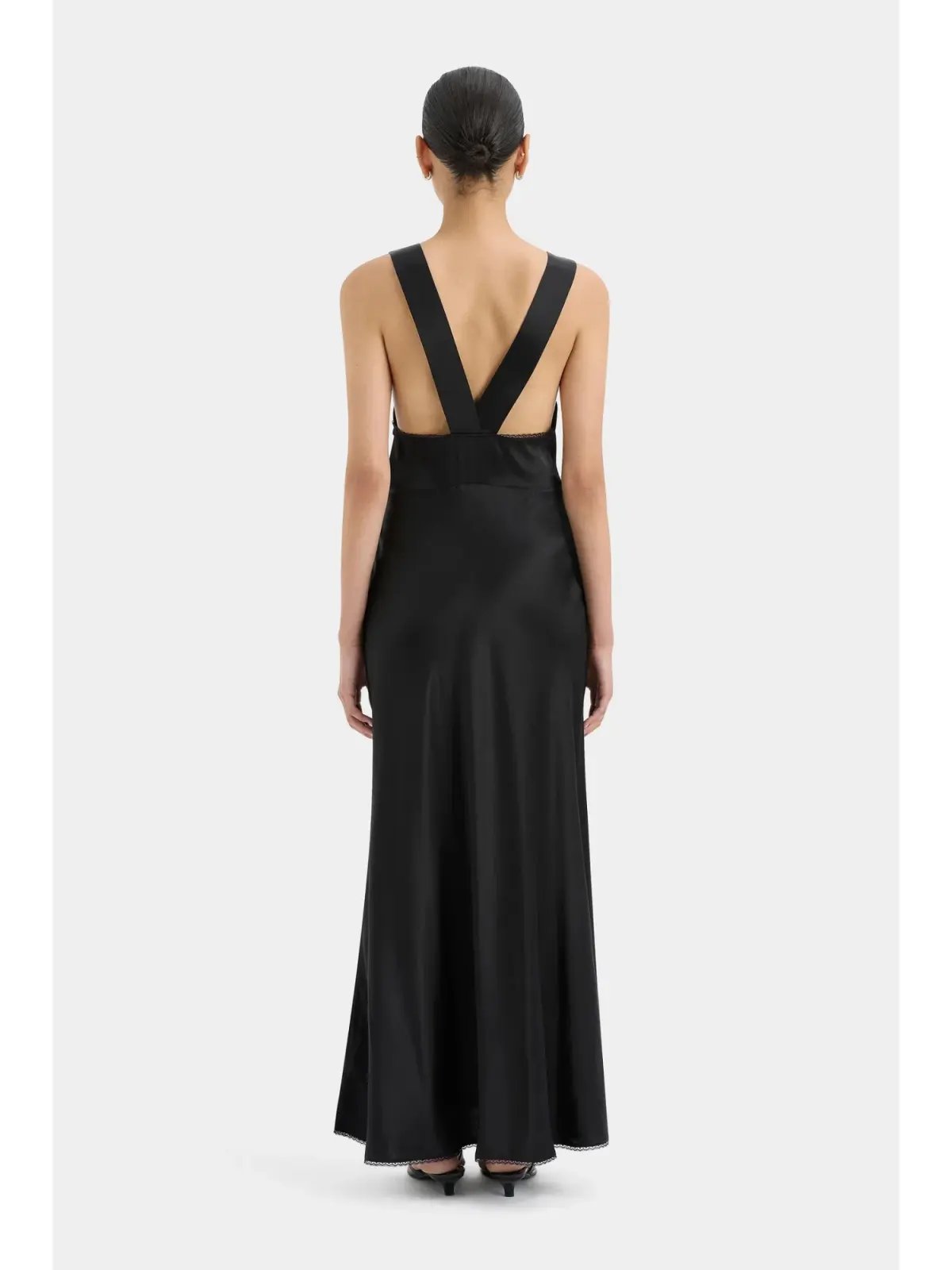 Sir the Label Aries Cut Out Gown in Black Size 1 / AU 8 photo 3