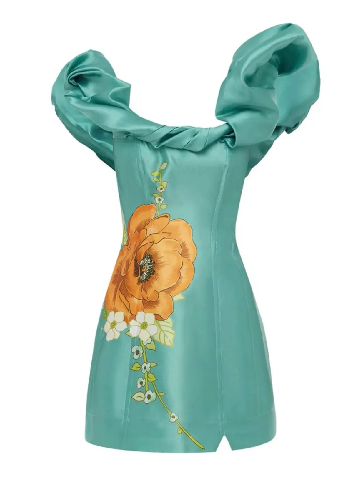 Alemais Regent Mini Dress Jade Green Size 16 photo 7