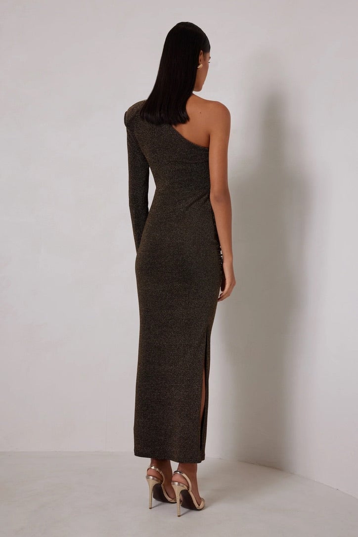 Elle Zeitoune Jane Dress - Black/Gold photo 3