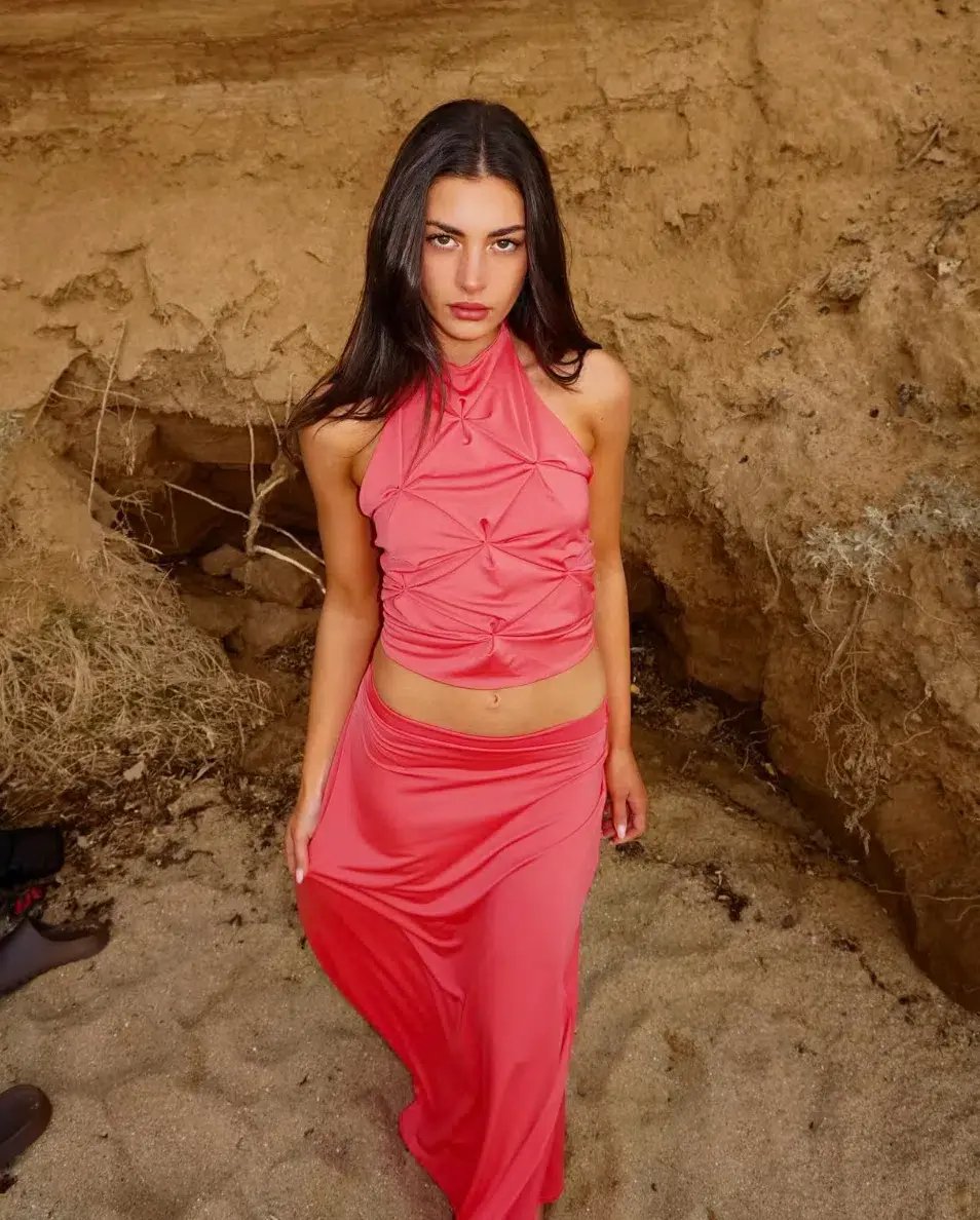 Donna's Daughter Co Suki Set Coral Size 6 photo 3