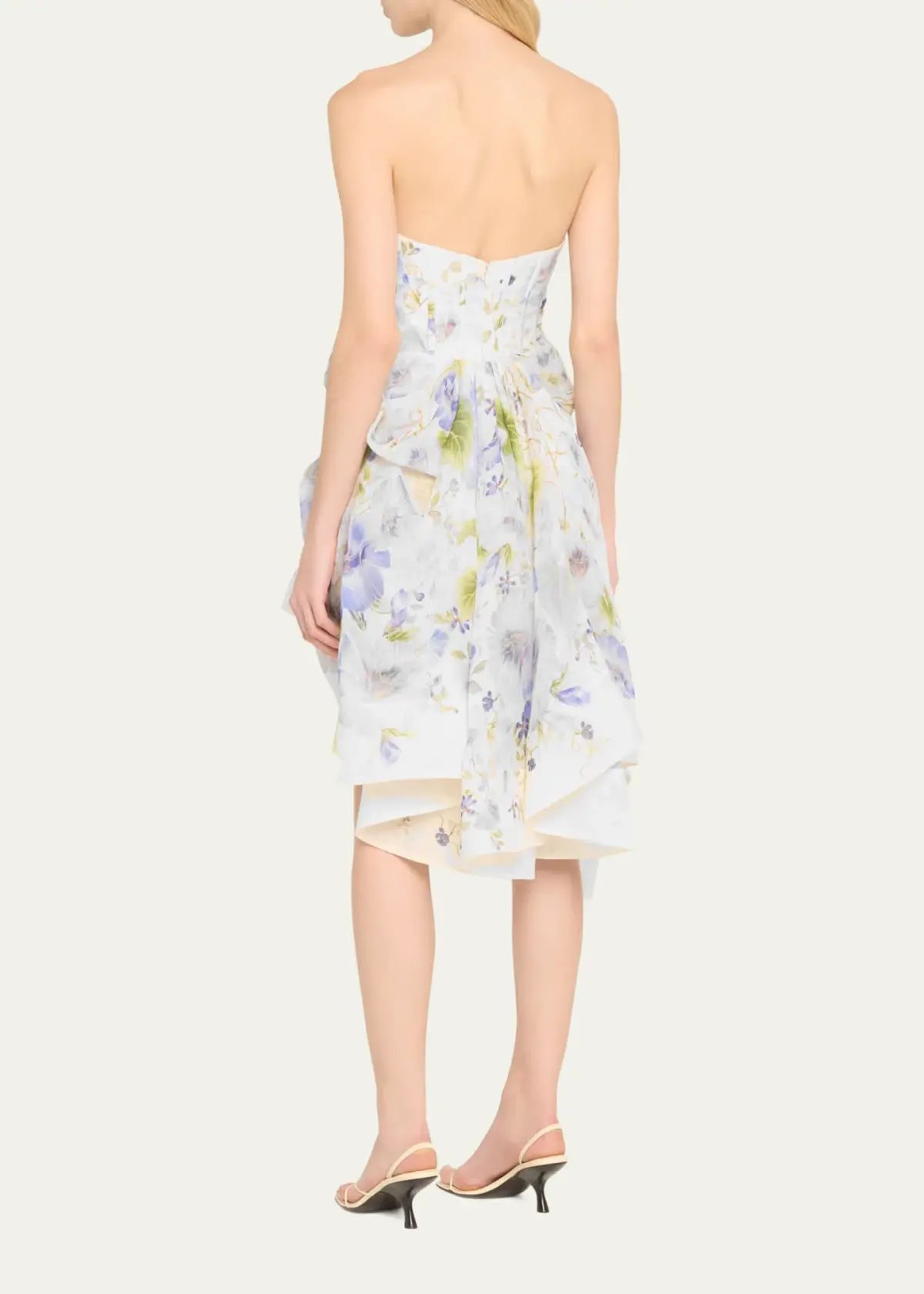 Zimmermann Natura Draped Mini Blue Floral Size 1 / AU 10 photo 2