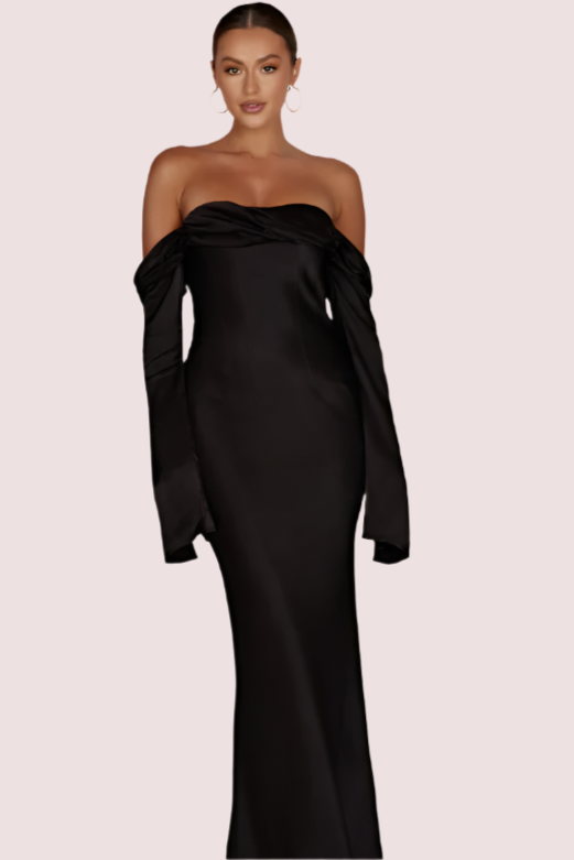 Meshki Giselle Off Shoulder Black photo 4