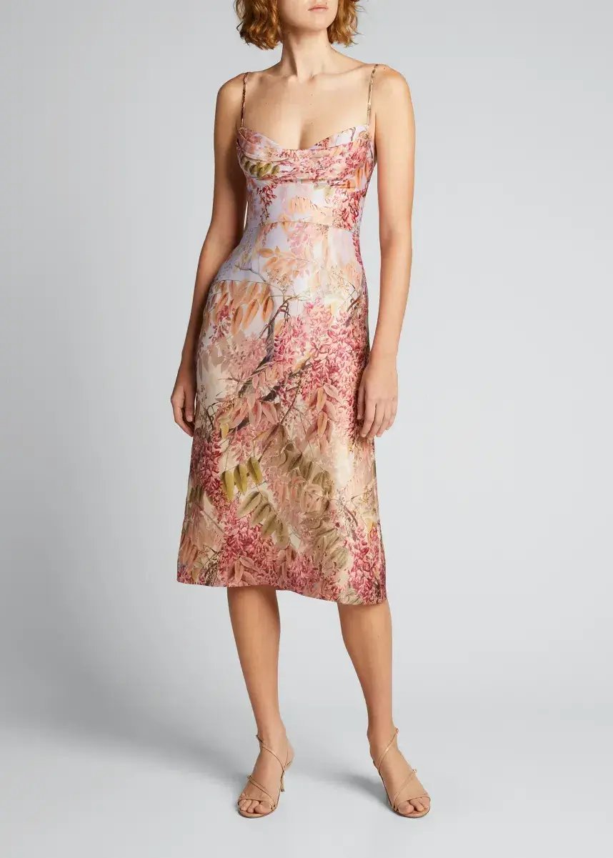 Zimmermann Botanica Cocktail Dress Floral Size 1 / AU 10 photo 2
