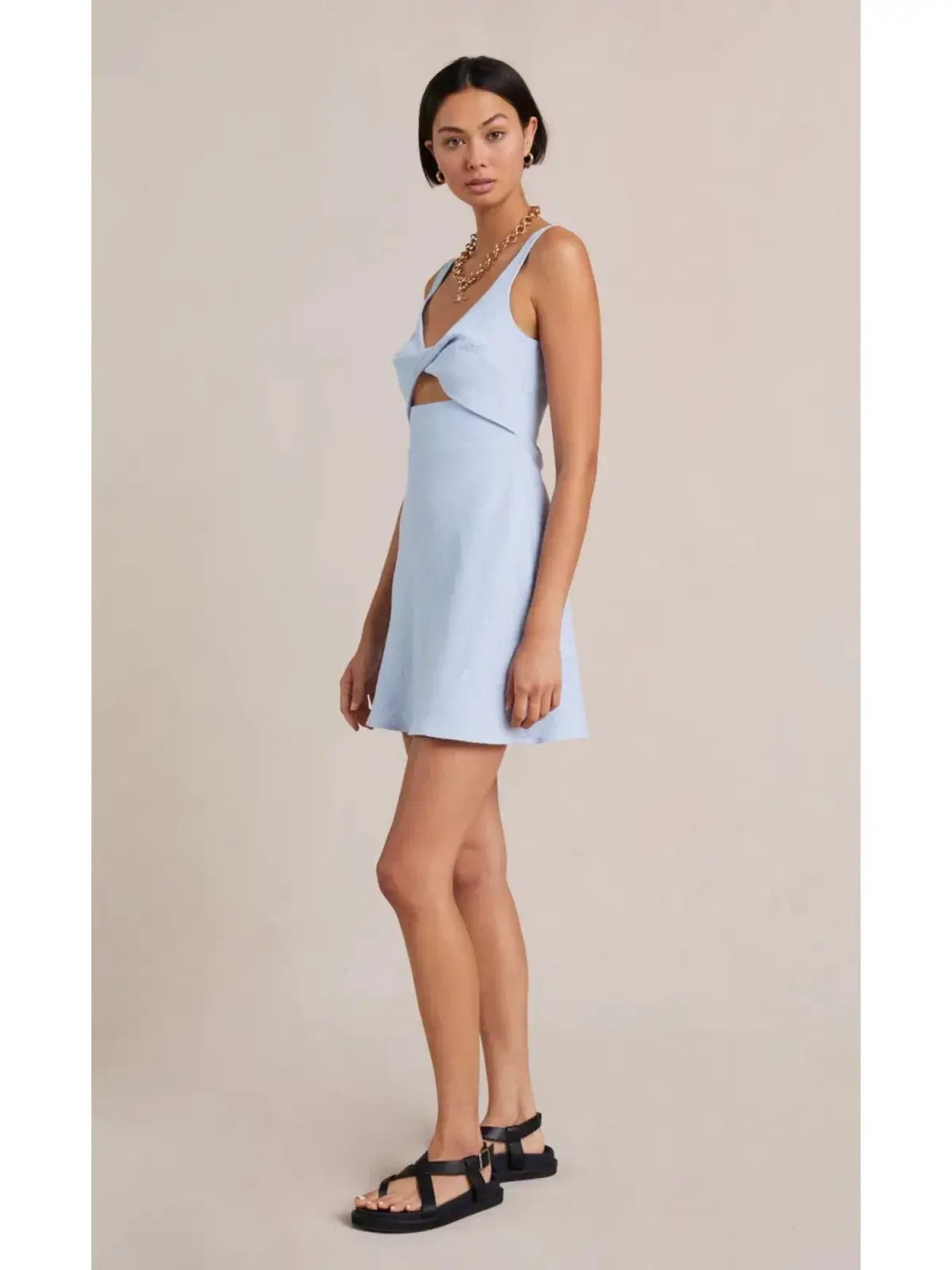 Bec & Bridge Phoebe Mini Dress Blue Size AU 6 photo 2
