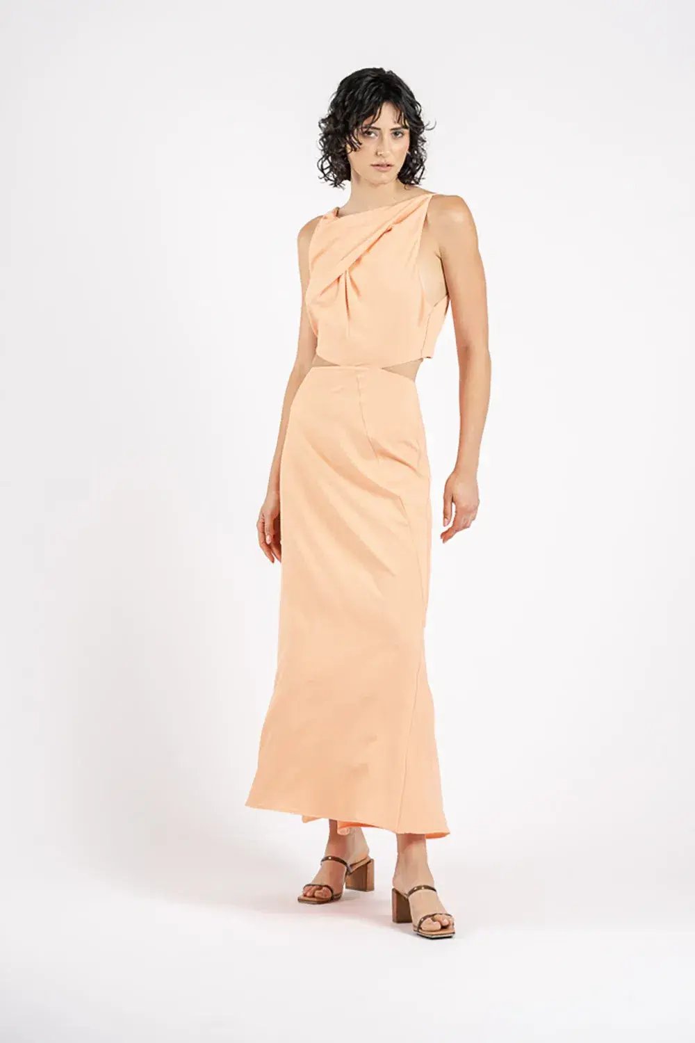 One Fell Swoop Bijoux Maxi in Melon Orange Size 8 photo 3