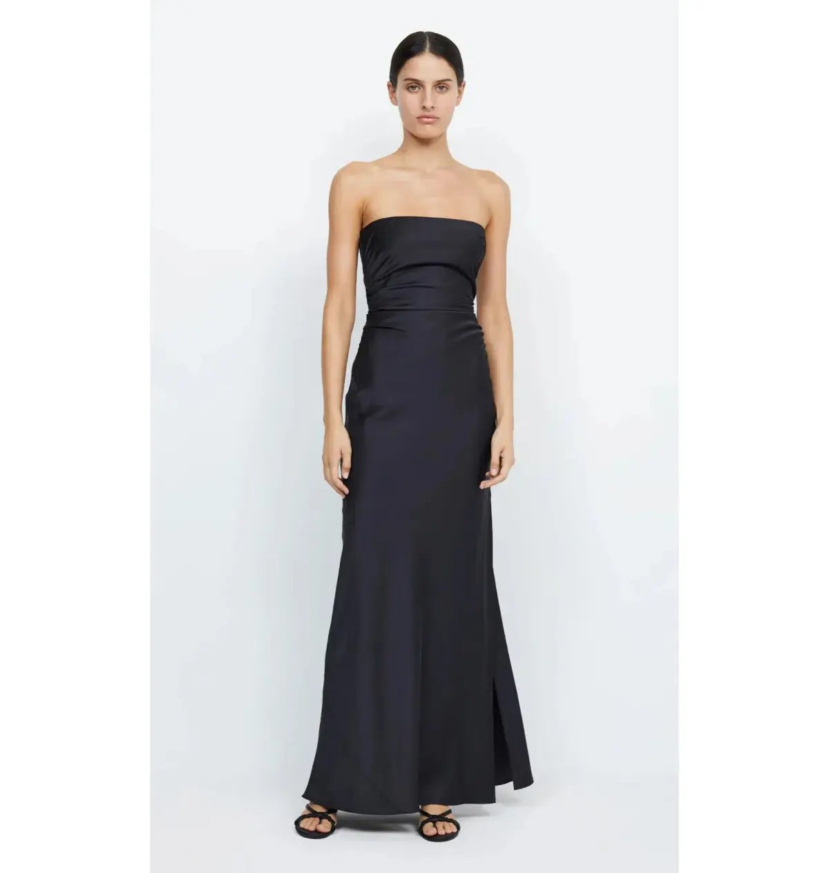 Bec & Bridge Eternity Strapless Maxi Dress Black Size AU 8 photo 2