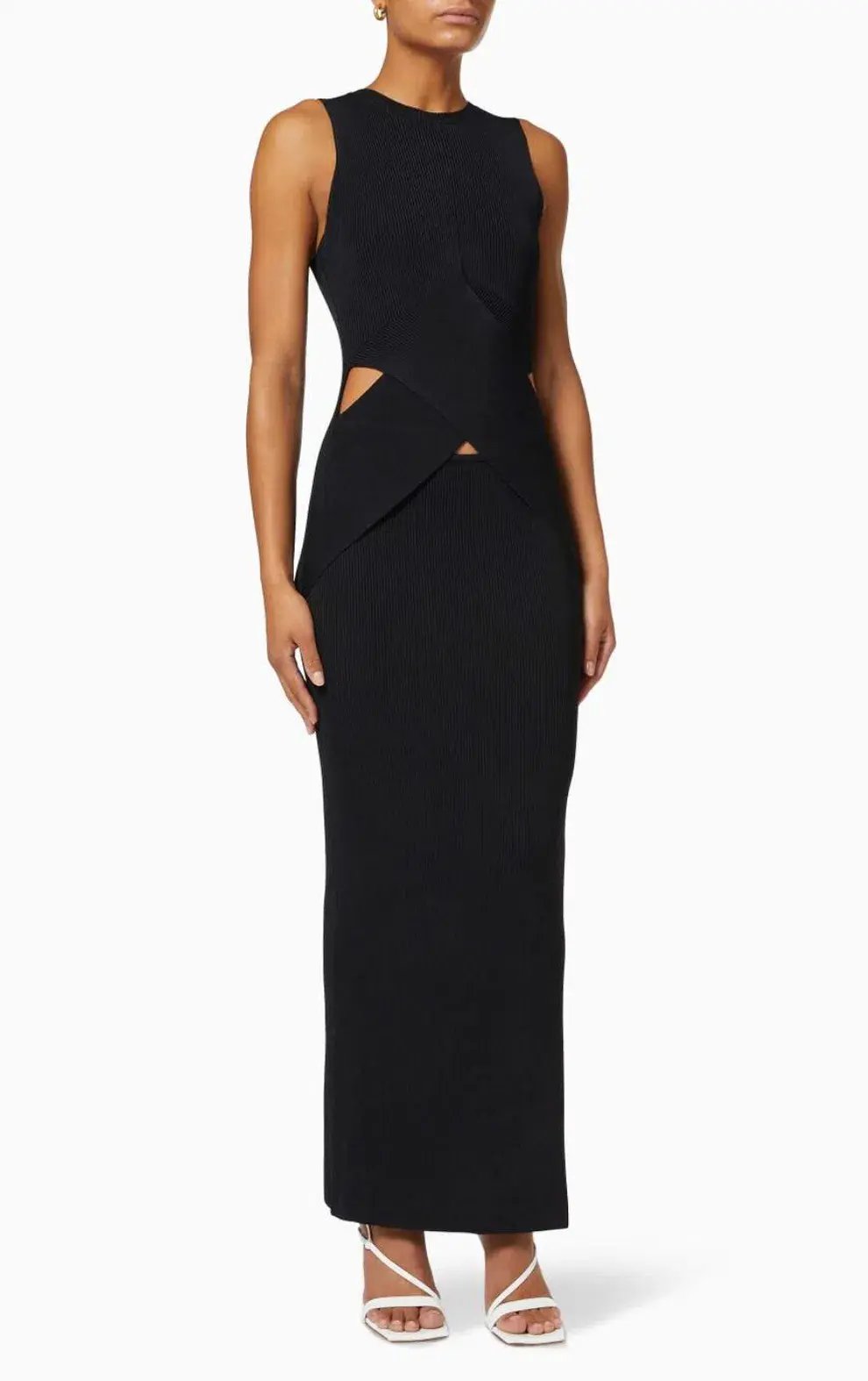 Sir the Label Kelvin Draped Dress in Black Size 1 / AU 8 photo 6