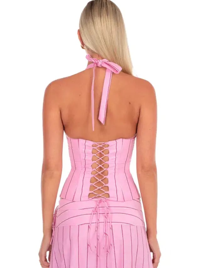 I am delilah, Sabrina Corset & skirt, Pink, Size 8 photo 3
