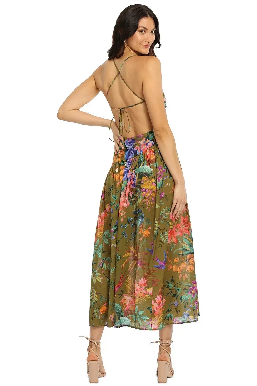 Zimmerman Tropicana Asymmetric dress photo 3