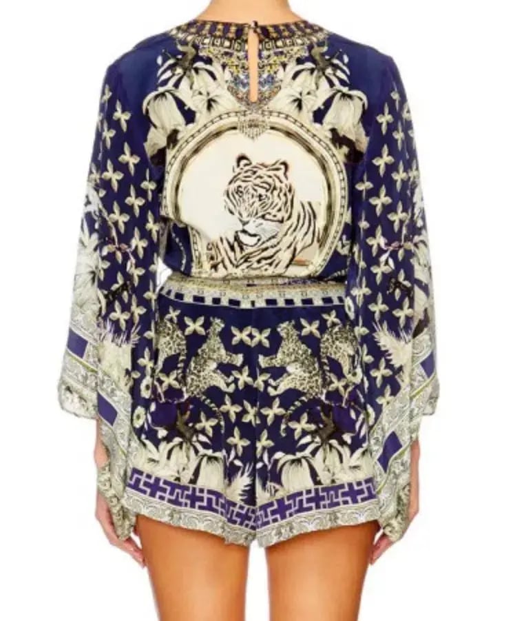 Camilla A Little Past Twilight Kimono Sleeve Playsuit Print Size XS / Au 8 photo 3