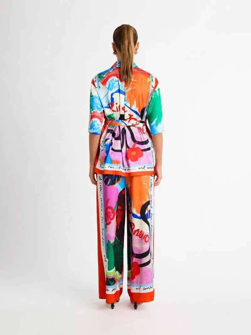 Sheike Rio Shirt and Pants Set Print Size 18 photo 3